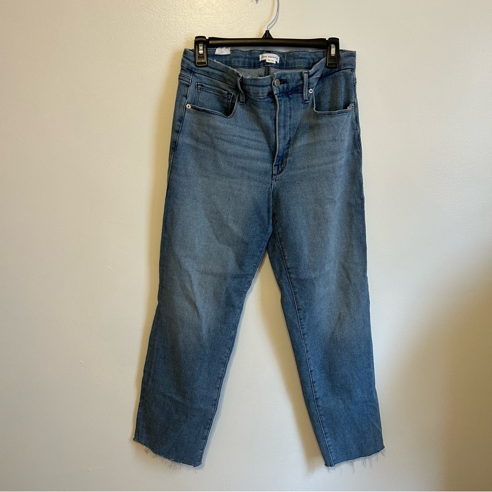 Good American • Good Straight Raw Edge Jeans - Picture 5 of 6